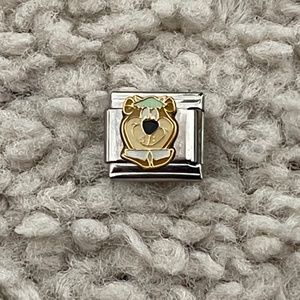 Casa Dor'o Yogi Bear Italian Charm Bracelet